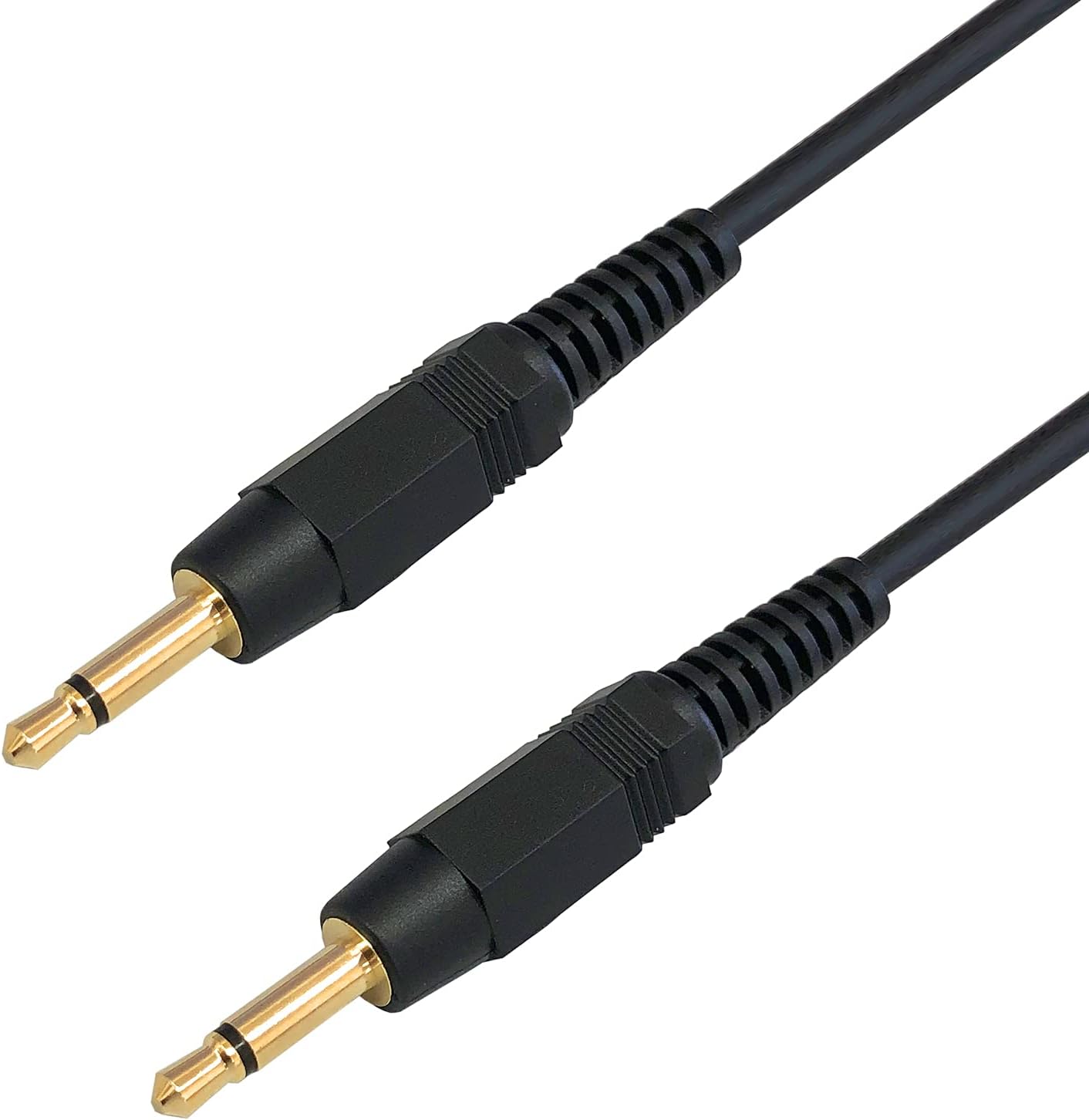 Amazon フジパーツ オーディオケーブル 3.5mm モノラルミニプラグ(オス)3.5mm モノラルミニプラグ(オス) 2m FVC