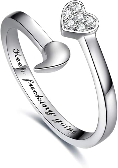 sterling silver semicolon ring