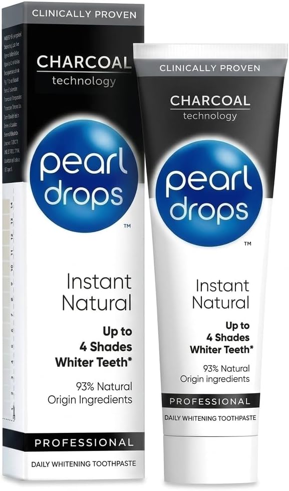 Instant Natural White Activated Charcol 75ml