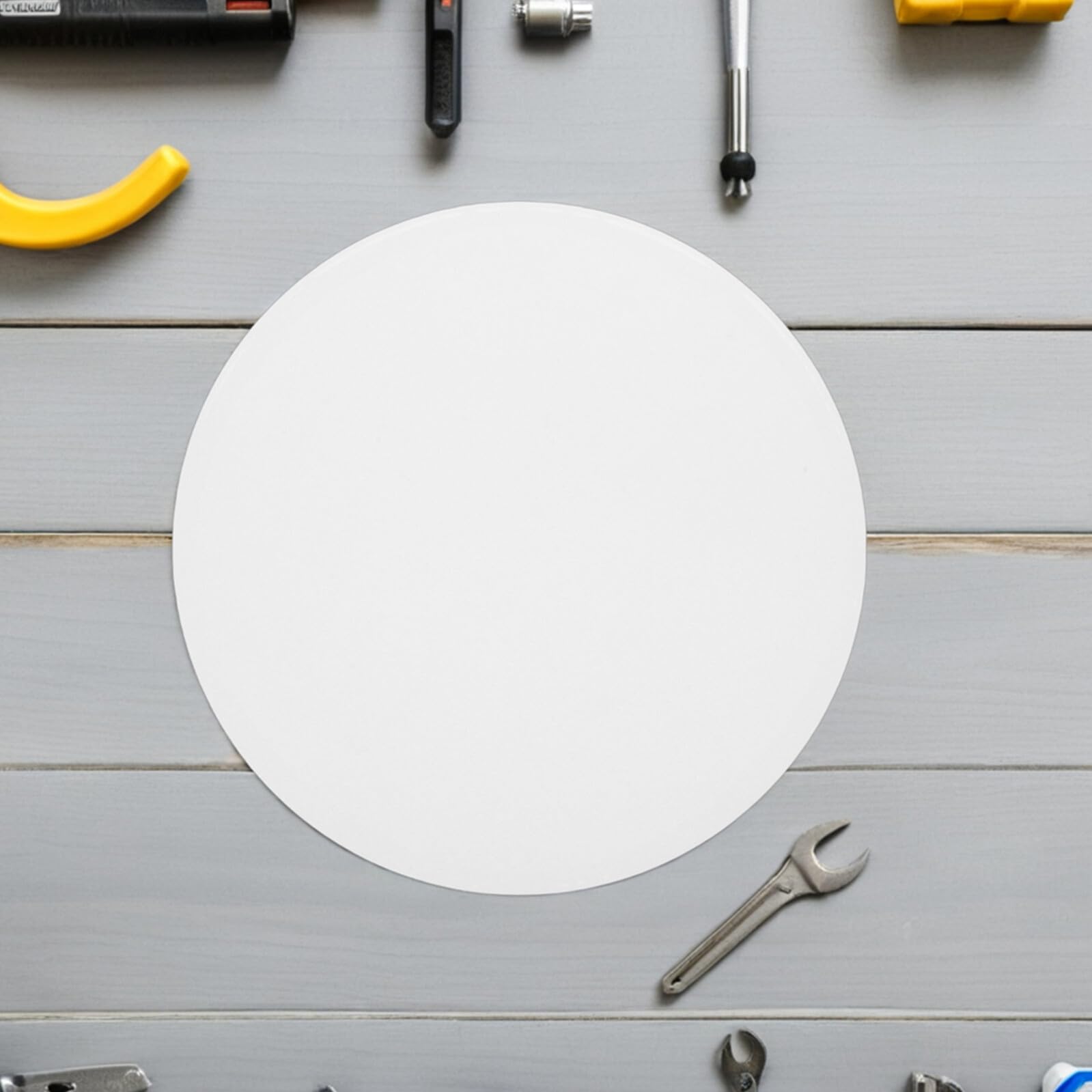 HOMSFOU Diffuseurs de Plafonnier Ronds en Acrylique Blanc Installation Simple Lot de 2 Panneau Diffuseur de Lumière pour Éclairage Confortable la Maison