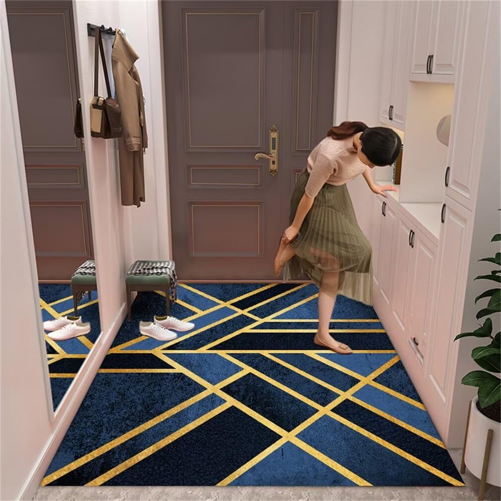 Tapis lavable en machine 120x200cm résistant à l'usure quotidien