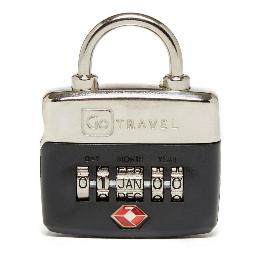 Go Travel Assorted 5 Dial Tsa Accepted Combination Birthday Luggage Padlock (Ref 355)