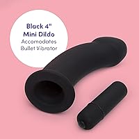 Vista 5 de Lovehoney Black & Pink Double Up Vibrating Dual Penetration Strap On Kit - LXL - Algodón