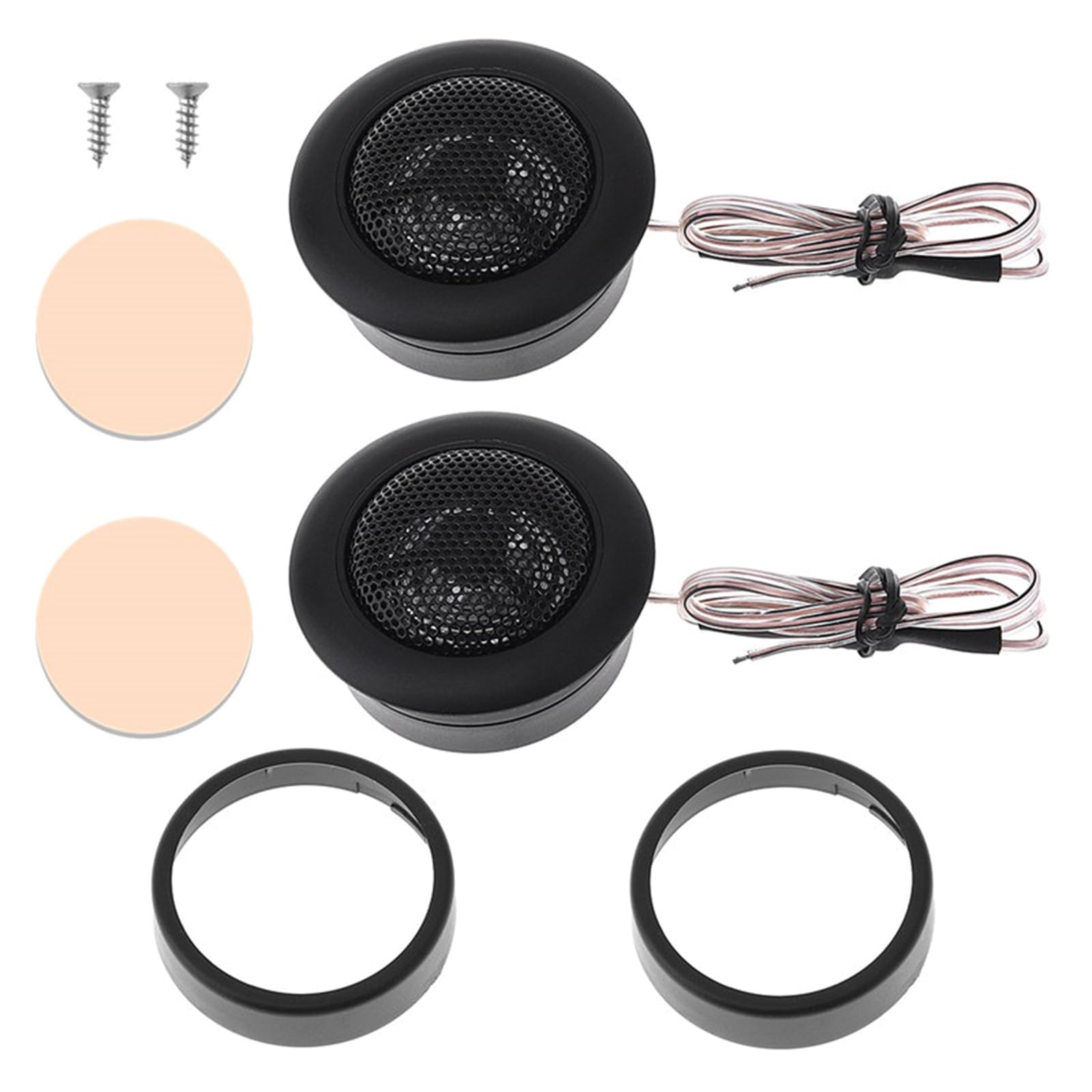 Montesy Advanced Car Stereo Tweeters Superior Sound High Sensitivity Loudspeaker Clear Treble Enhancement Fashionable Appearance