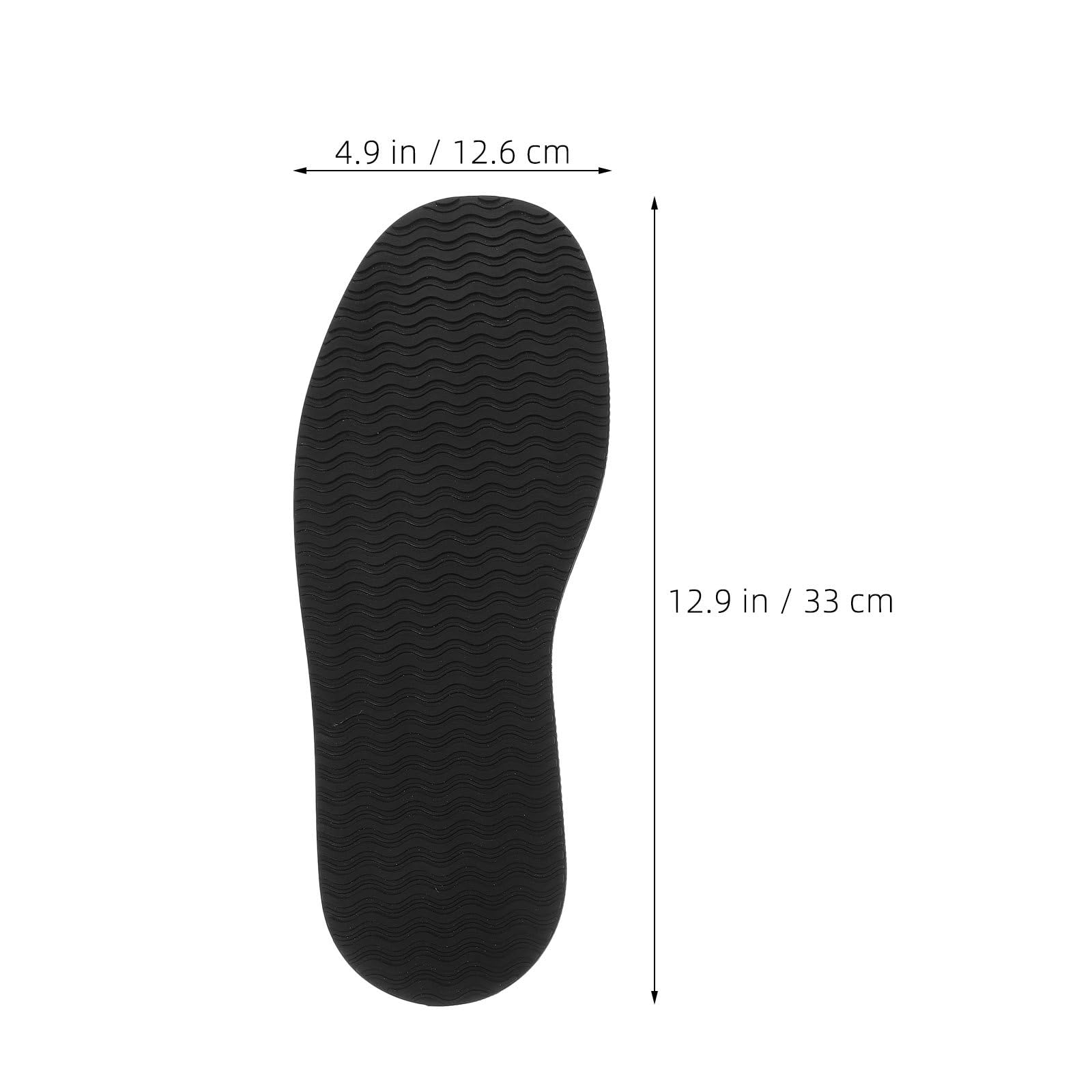 2 pares de suelas de goma para reparación y reemplazo, 4 mm de | Lámina antideslizante con textura ondulada, 33 cm de largo, recortable, almohadilla con patrón de agarre para botas y