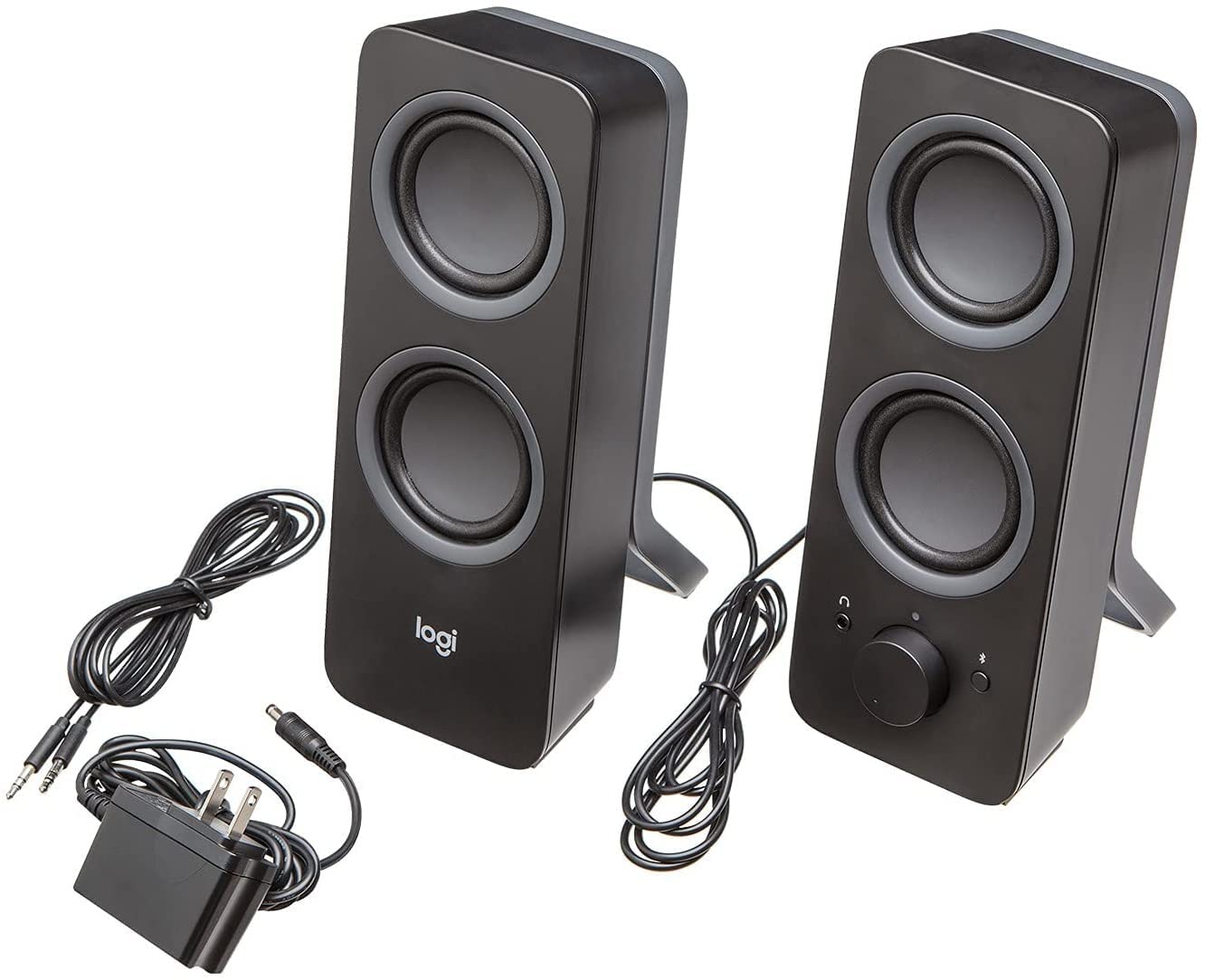 Logitech Z207 Altoparlanti per PC Wireless Bluetooth, Audio Stereo, 10 Watt, Ingresso Audio 3.5 mm, Jack per Cuffie, Multidispositivo, Easy Switch, Presa EU, ‎PC/TV/Smartphone/Tablet, Nero