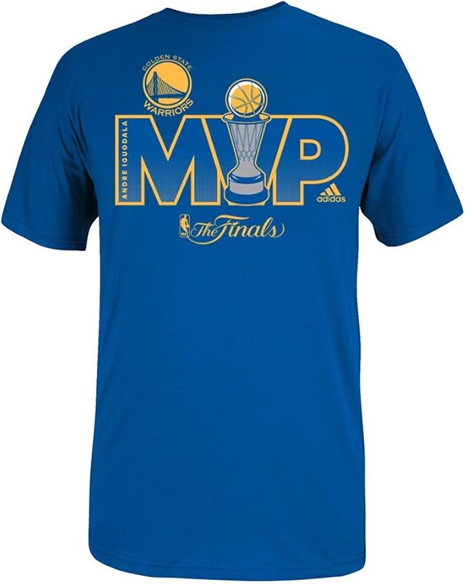 Amazon Com Adidas Andre Iguodala Golden State Warriors Nba Men Blue Nba Finals Mvp T Shirt 2xl Sports Outdoors Andre Iguodala 2022 Championship Gear