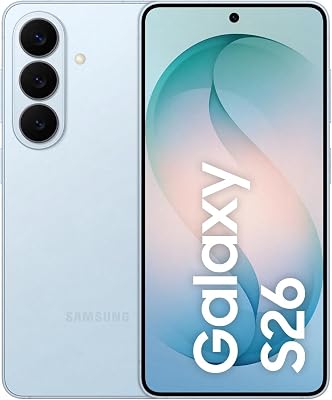 Samsung Galaxy S26 AI Smartphone mit Galaxy AI, Ohne Vertrag, Handy mit Android, 12 GB RAM, 512 GB Speicher, AP Prozessor, 50 MP, Sky Blue, 3 Jahre Herstellergarantie [Exklusiv auf Amazon]