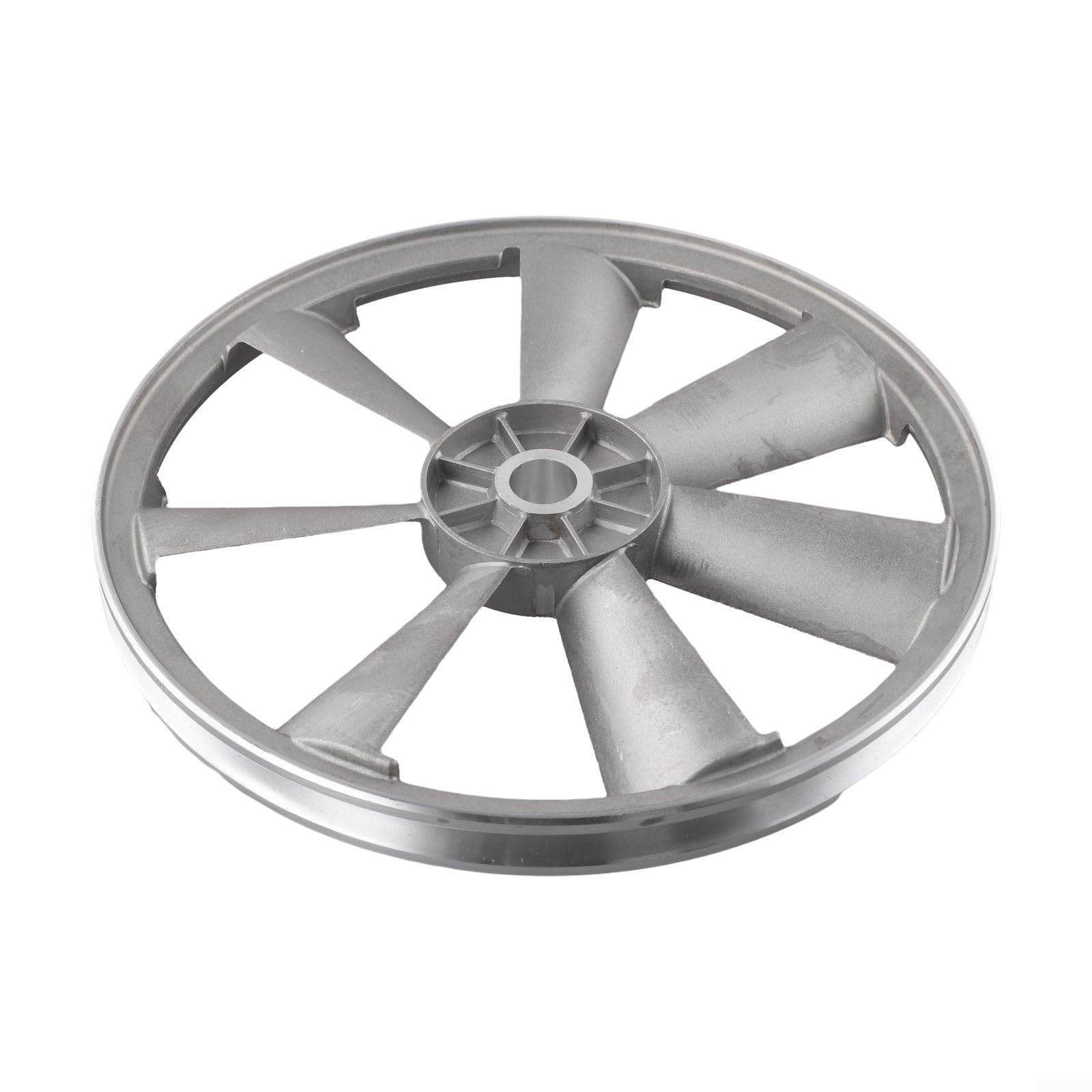 Poulie de tête de compresseur d'air de 300 mm, roue à rainure unique en aluminium pour entraînement à courroie triangulaire de type A, convient aux accessoires de pompe à piston à une étape
