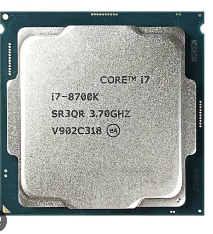CPU Intel Core i7-8700K CPU Intel i7 8700k 3.7 Upto 4.7 LGA 1151 Socket 6 Cores 12