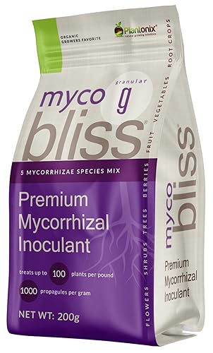 Vista 10 de Myco Bliss Polvo (200 g) - Hongos micorrízicos para plantas - Inoculante micorrízico de 5 cepas con 1000 propágulos por gramo - Micorrizas altamente