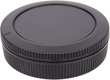 Mount Body Cap Cover and Rear Lens Cap Compatible with Canon EOS R R3 R5 R6 R7RP Full Frame Mirrorless Camera and RF Mount Mirrorless Lenses 1 Piece