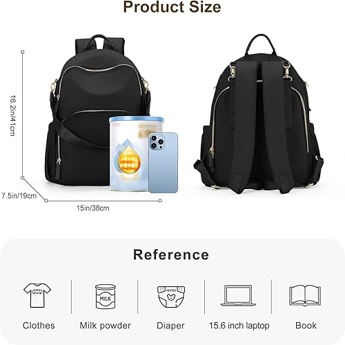 Miniatura 2 de mochilas para pañales, B-Negro, Bebé