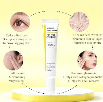 Revive Eye Cream For Face And Neck,Revive Eye Cream,Retinol Eye Creams Anti Aging With Retinol Peptide,Reduces Wrinkles Firming,Korean Eye Bag Remover,40g