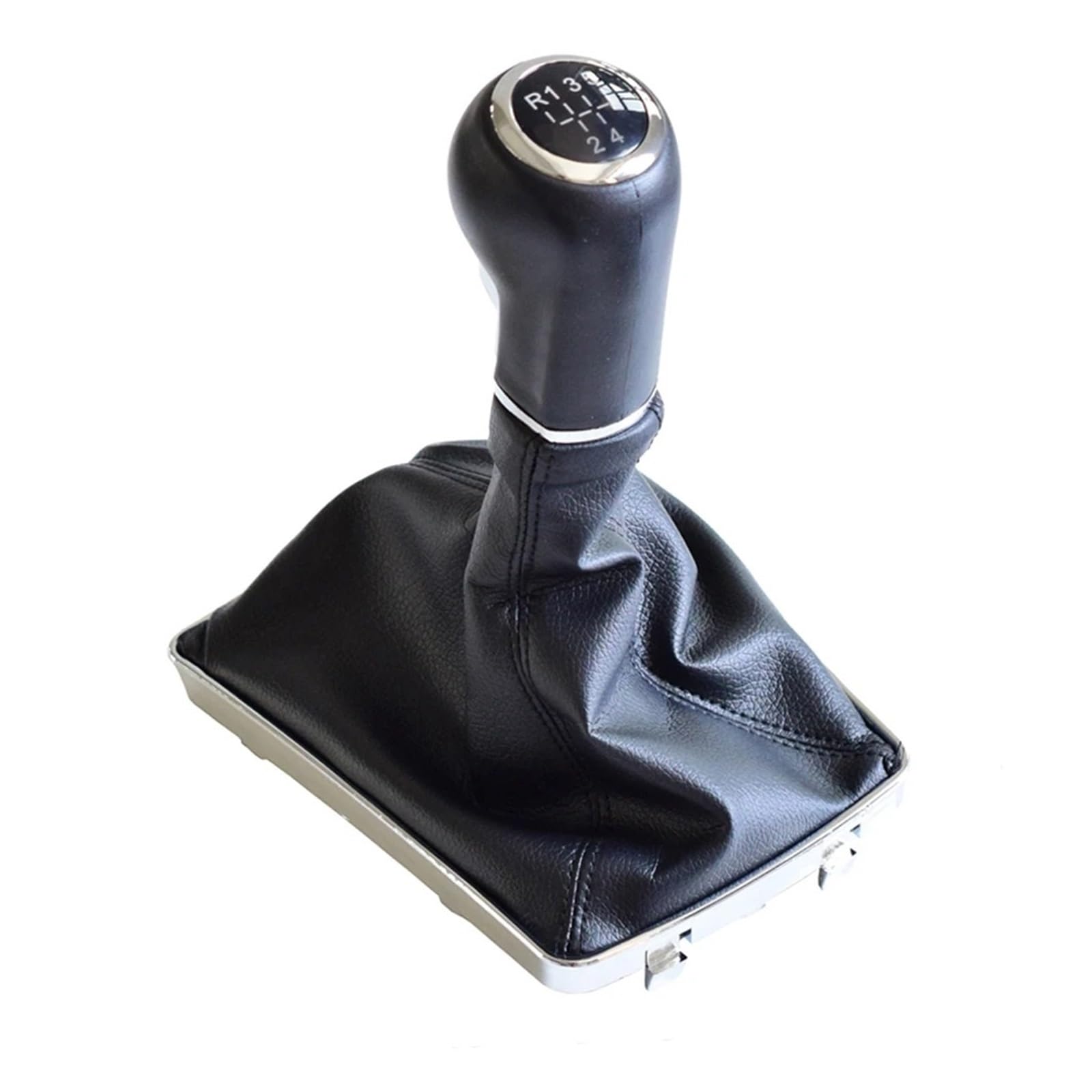 SAUANMNKTP Gearshift Knob for OPEL for Astra III H 1.6 for Vauxhall 2005-2010 Car 5 Speed Gear Manual Shift Knob Lever(R 5-Black)