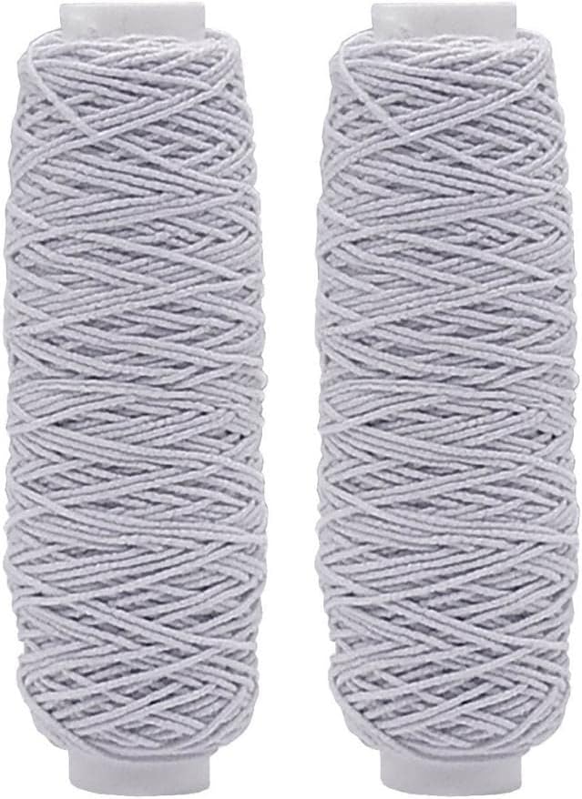 Realm Elastic Cord/Round Hat Elastic Black & White (1mm, 2mm & 3mm