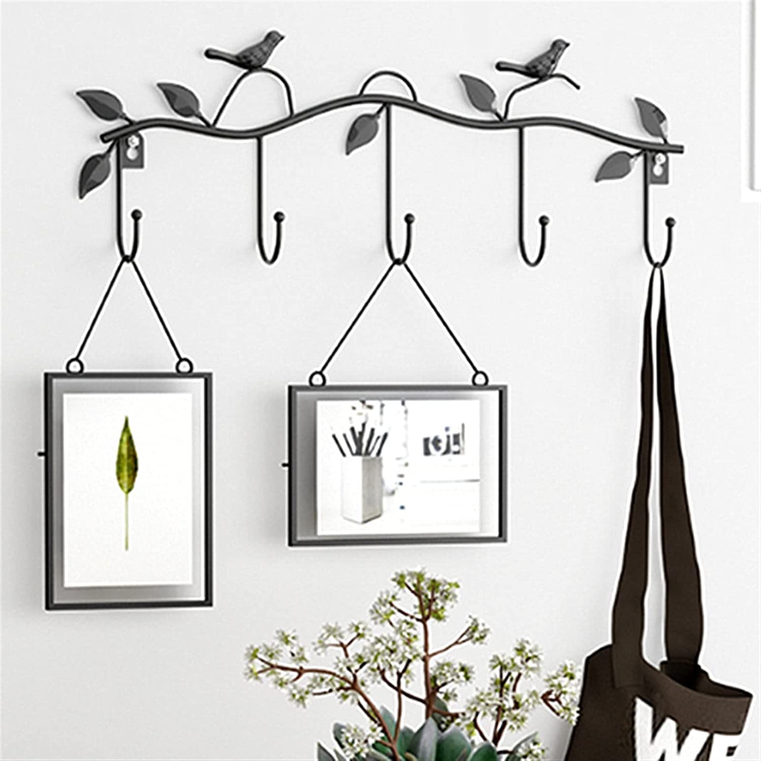 Gancho Perchero Perchero Pared Perchero De Pared Montado Multifunción De Metal para Sala De Estar, Dormitorio, Gancho Decorativo para Llaves, Gancho para Sombrero Perchero Puerta