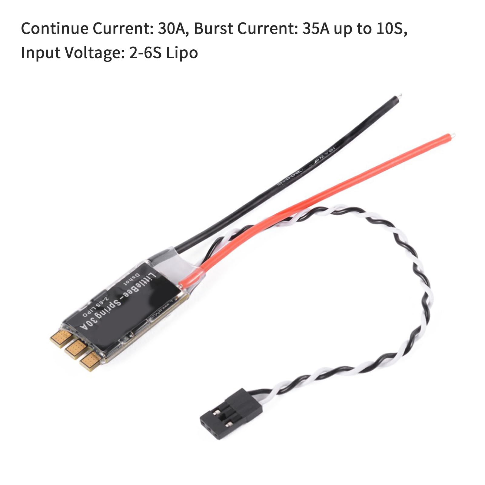 HUIOP Motore brushless 2205 2300KV 4 pezzi Motore rotante inverso in avanti e 4 pezzi 30A ESC per FPV RC Racing Drone Multicopter,Motore per Drone FPV