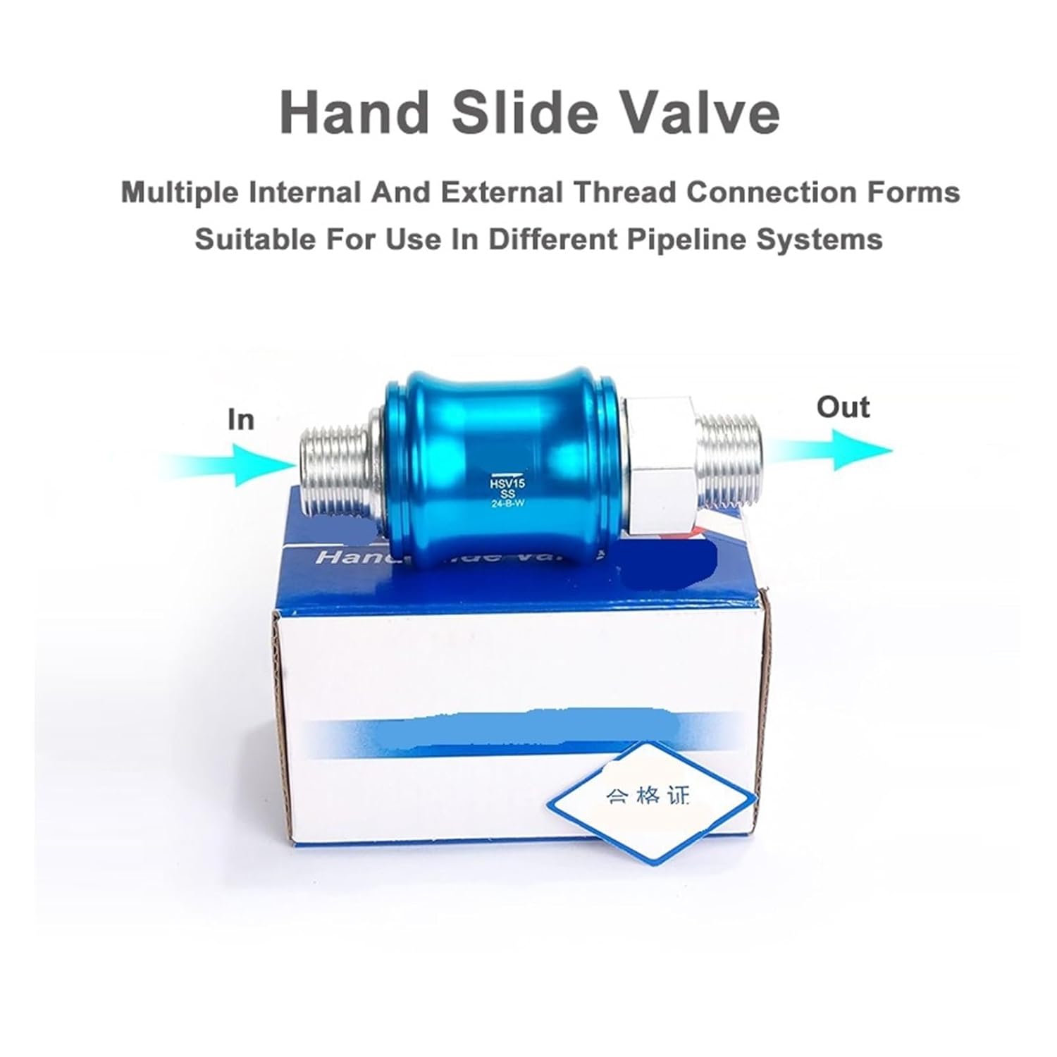 HSV-06/08/10/15/20 Series Hand Slide Valve (3/2 Way) Filter Exhaust Connector