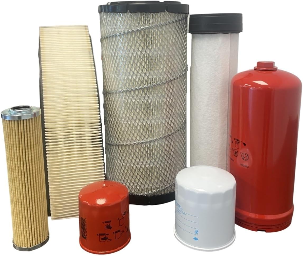 CFKIT Maintenance Filter Kit Compatible with Take-uchi TL140 Loaders w/4JG1TA Eng.