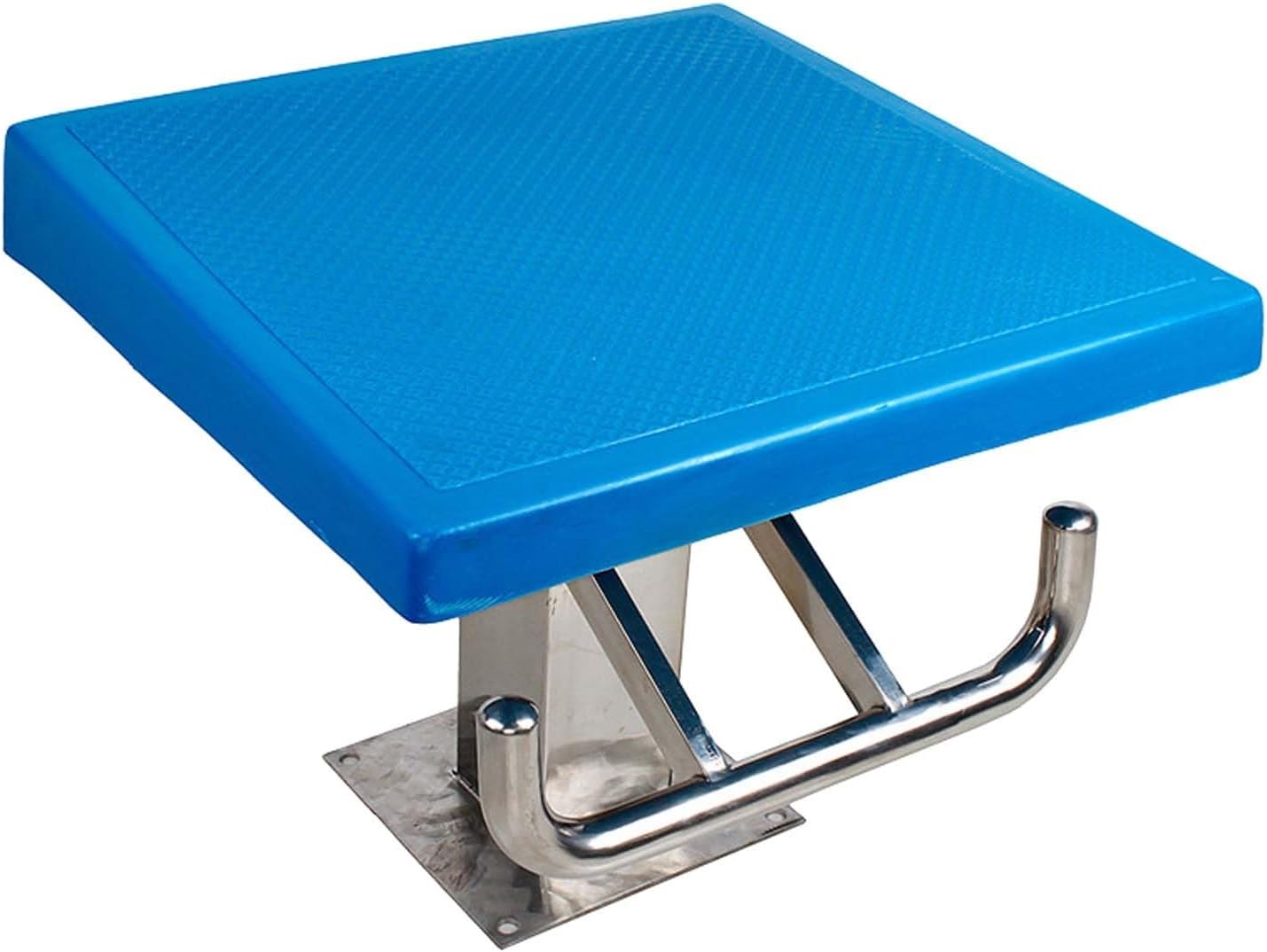 Diving Board Standard Pool Diving Platform, Swim Competition Training Jumping Diving Board, Stainless Pool One Step Diving Starting Block, for Swim Meets and Training(Standard)
