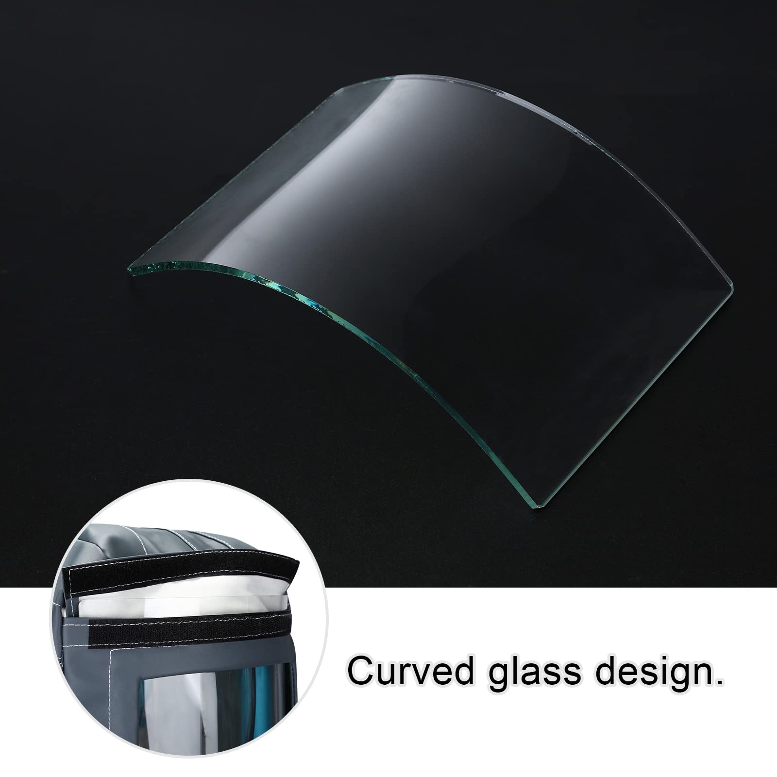 ENJOHOS scialle per sabbiatura, Cappa per sabbiatura con design a sfiato, Maschera Anti-vento in PVC facile da regolare e pulire, per lavorare per la levigatura di lucidatura