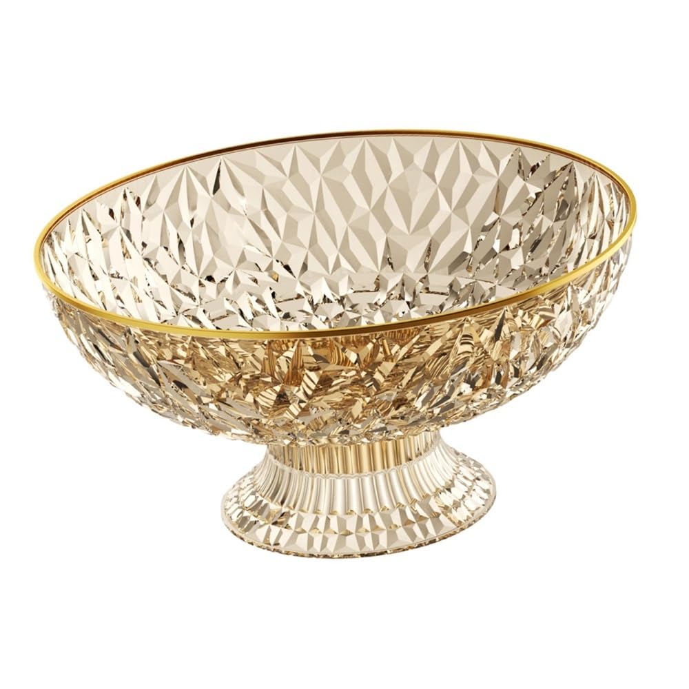 HIFFEYFruit Bowl Specialty Plates Decorative Organizer Large Veggies Plate Serving Tray for Breads Snacks Home Table Centerpiece (Color : Yellow)