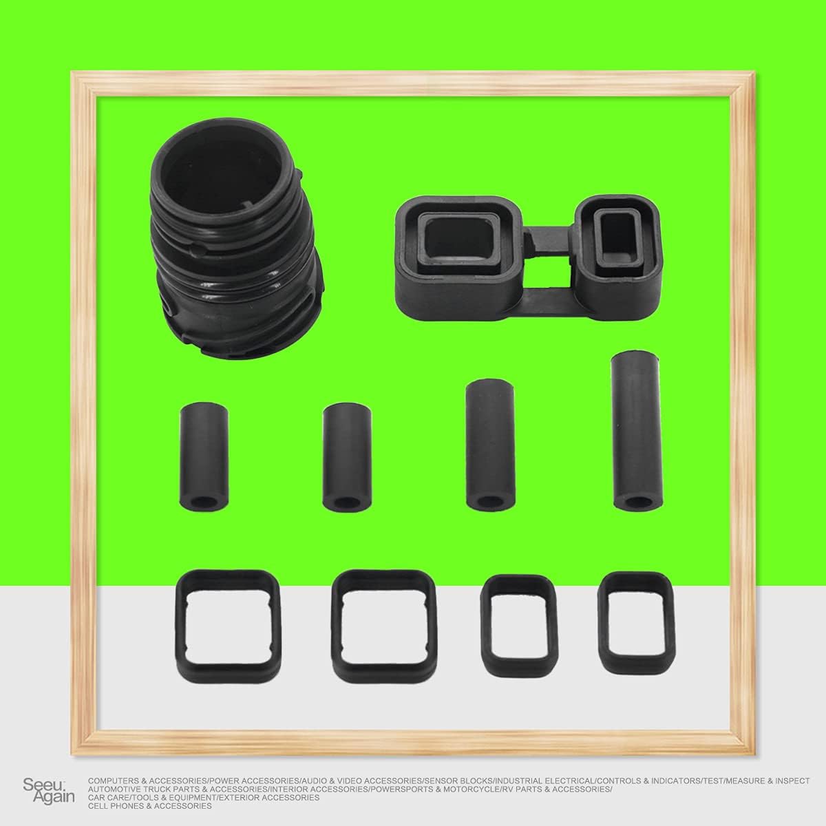 ZF 6HP26 Transmission Oil Valve Body Sleeve Connector Seal Plus Adapter Seal Block and Mechatronic Plug Fits for 6HP26X