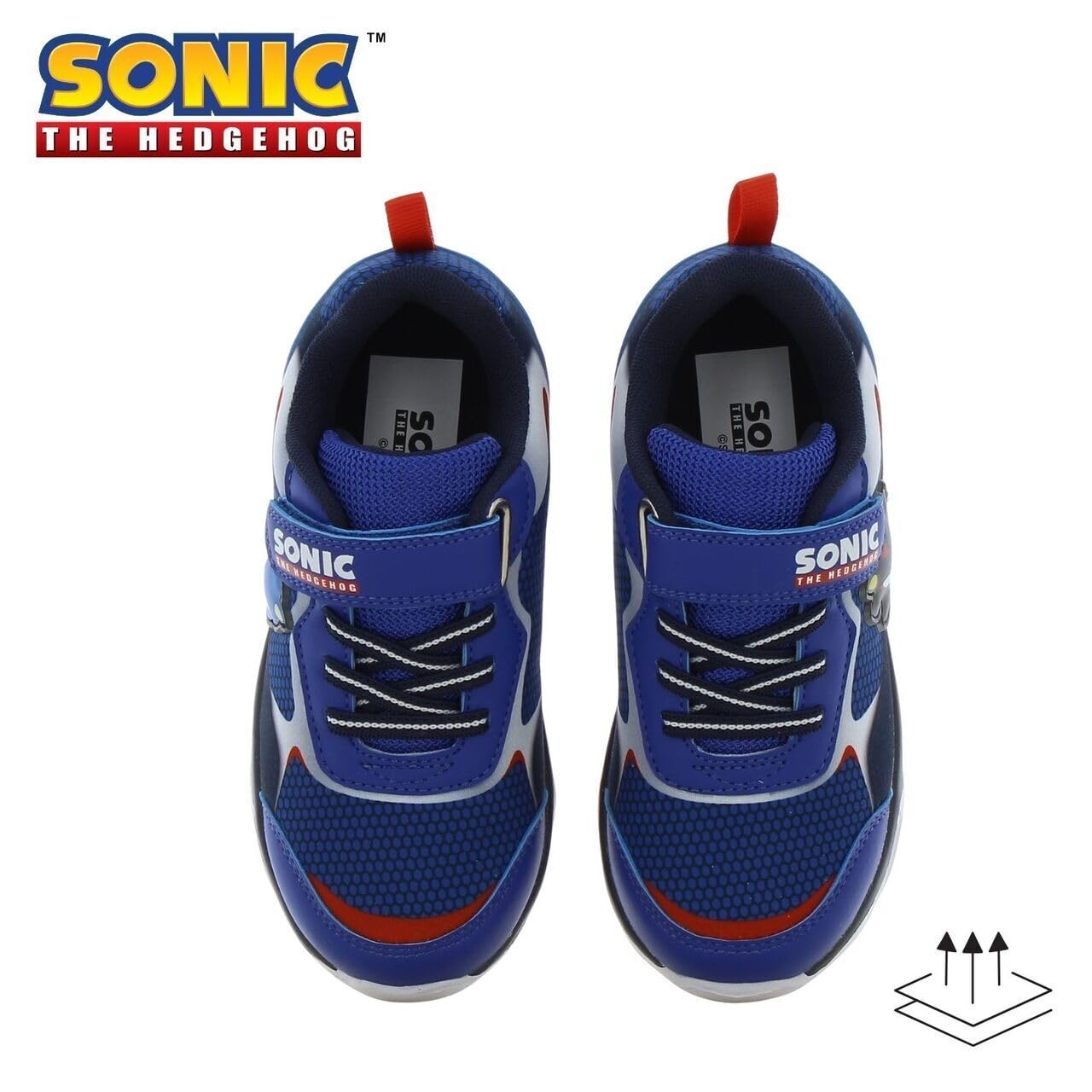 Leomil Sonic Baskets Garçon Lumineuses Chaussure Enfant, Idéal pour l'école et Les Loisirs