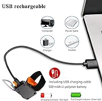 Vista 4 de Luz trasera de bicicleta, luz trasera LED recargable para bicicleta de noche, bonitos accesorios de bicicleta, luz trasera brillante