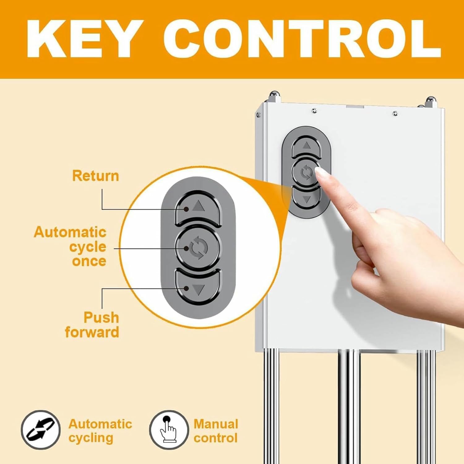 Electric Fruit Juicer, Stainless Steel Construction, Easy Cleaning, for Commercial and Home Use-