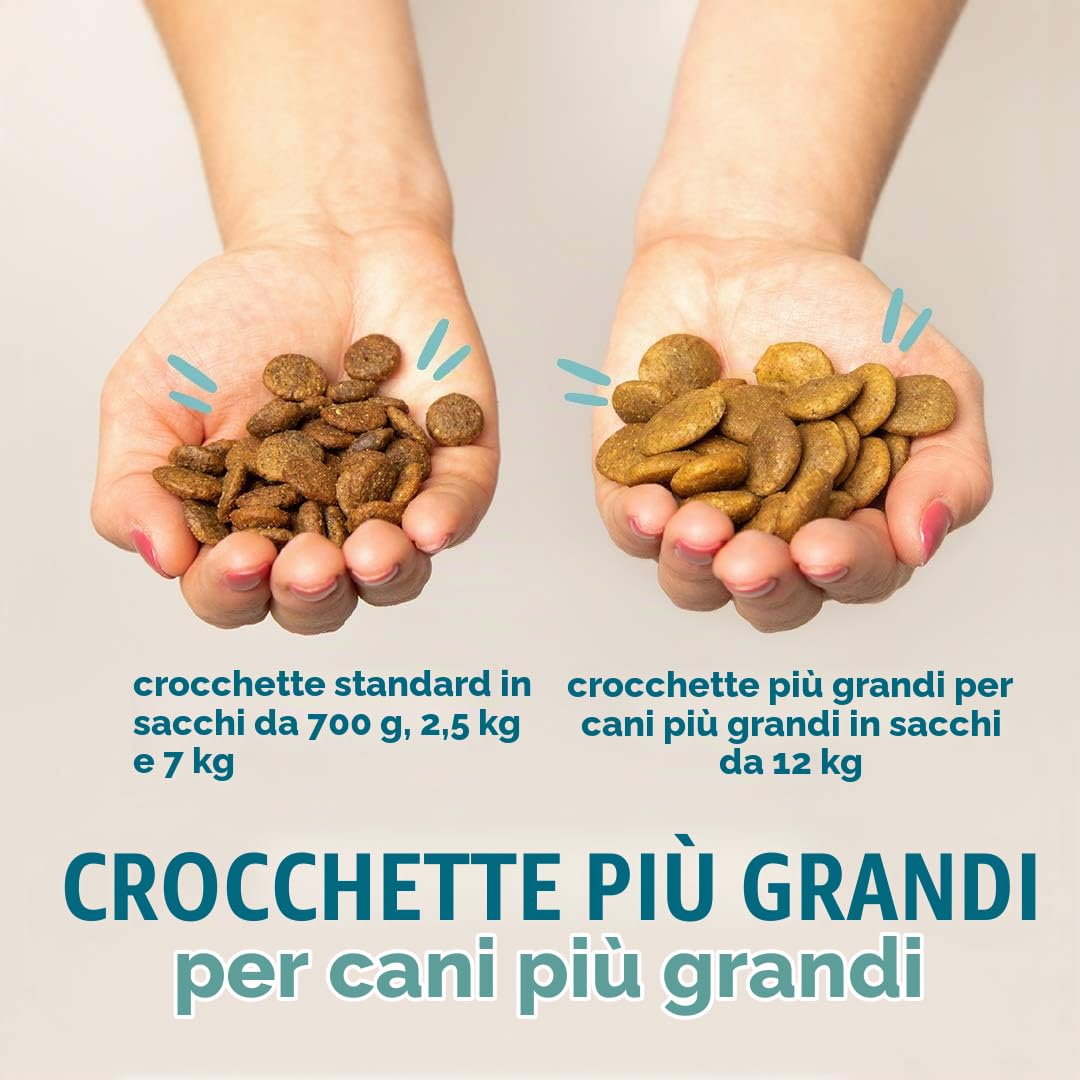 Edgard & Cooper Crocchette Cani Cuccioli Cibo Secco Senza Cereali Mangime Naturale, Alimentazione Completa, Sana ed Equilibrata per Cani di Ogni Taglia - Anatra/Pollo 2.5 kg + Salmon/Tacchino 2.5 kg