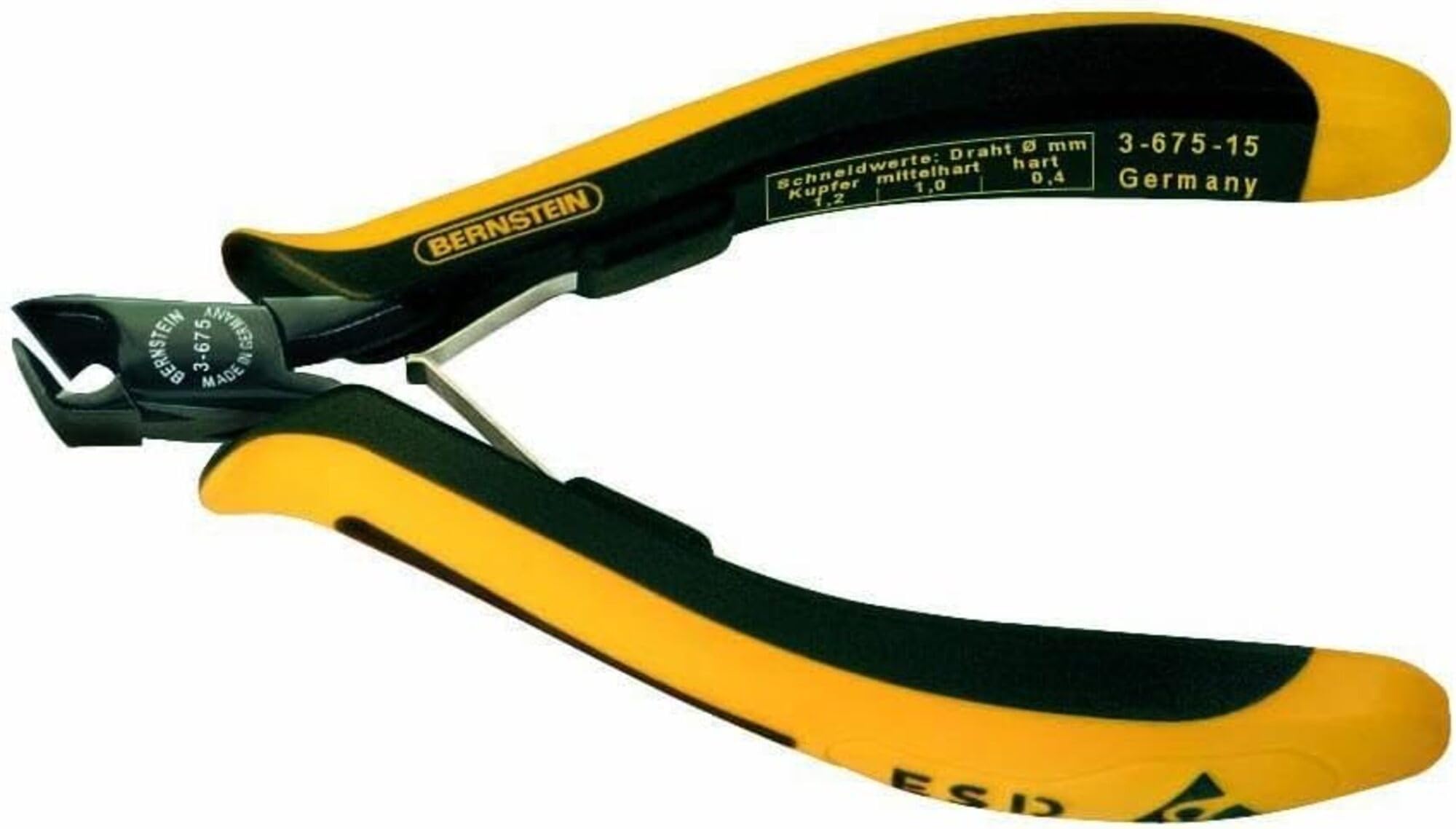 Bernstein Werkzeug GmbH 3-675-15 - Alicates de corte diagonal