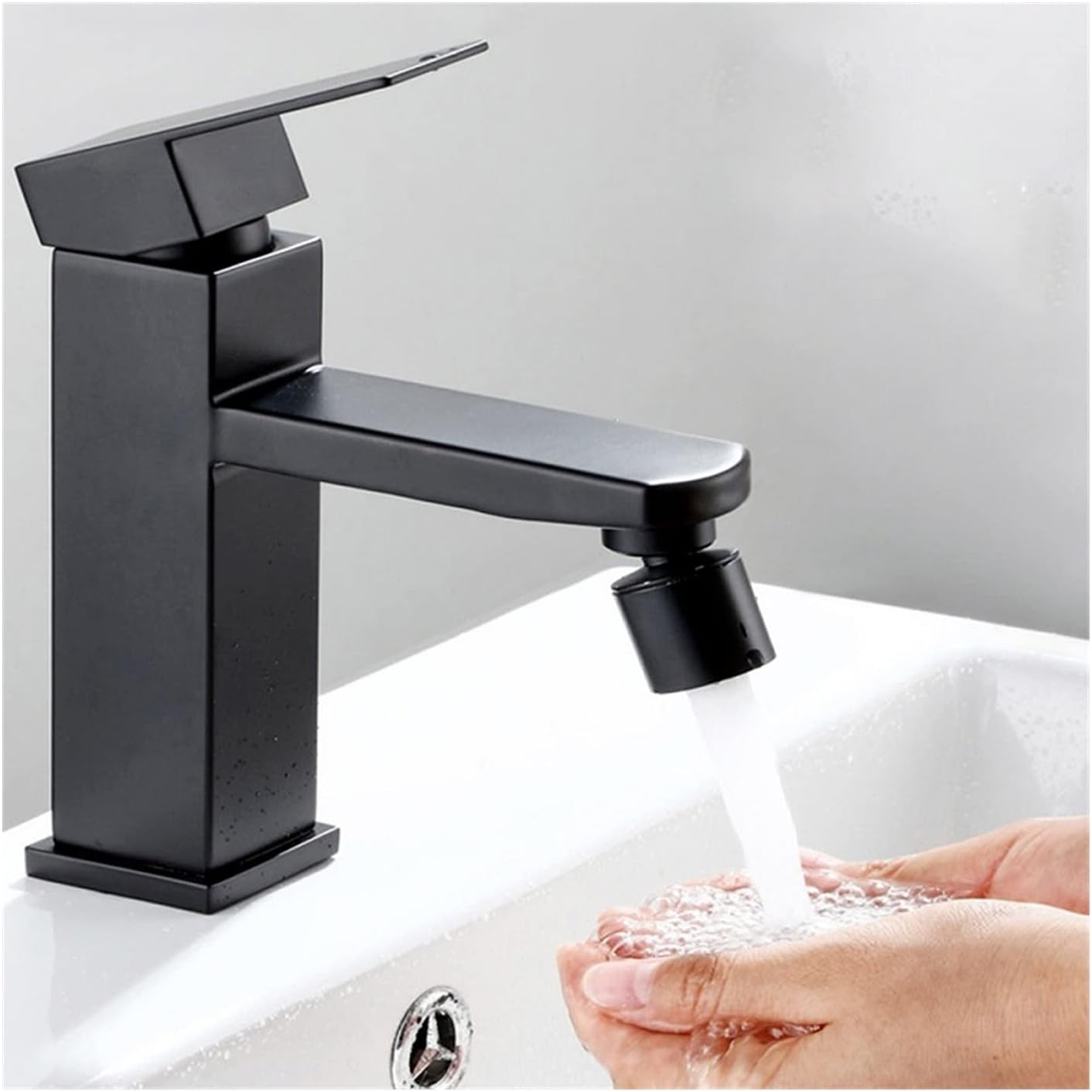 Rotate Swivel Faucet Aerator 360° Rotary Splashback Faucet Aerator,Dual-Function 2-Flow Mode Washbasin Faucet Nozzle Kitchen Sink Pressurized Faucet Aerator Bubbler,Kitch