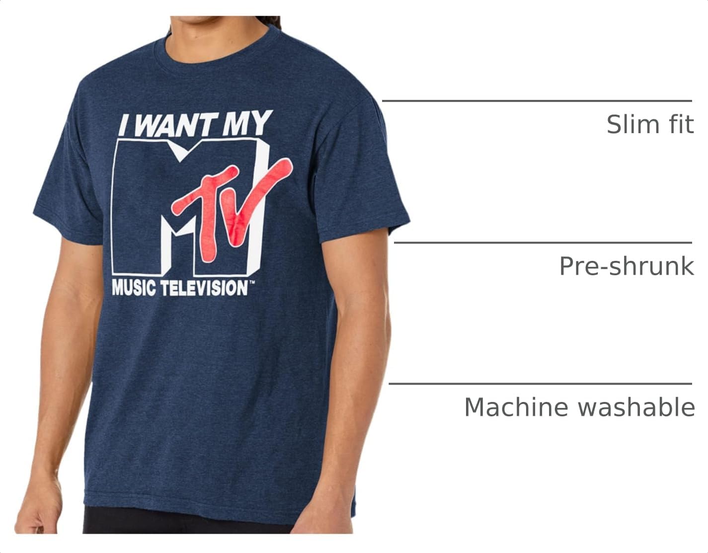 Nickelodeon Young Men's Standard Want Logo T-Shirt image 3