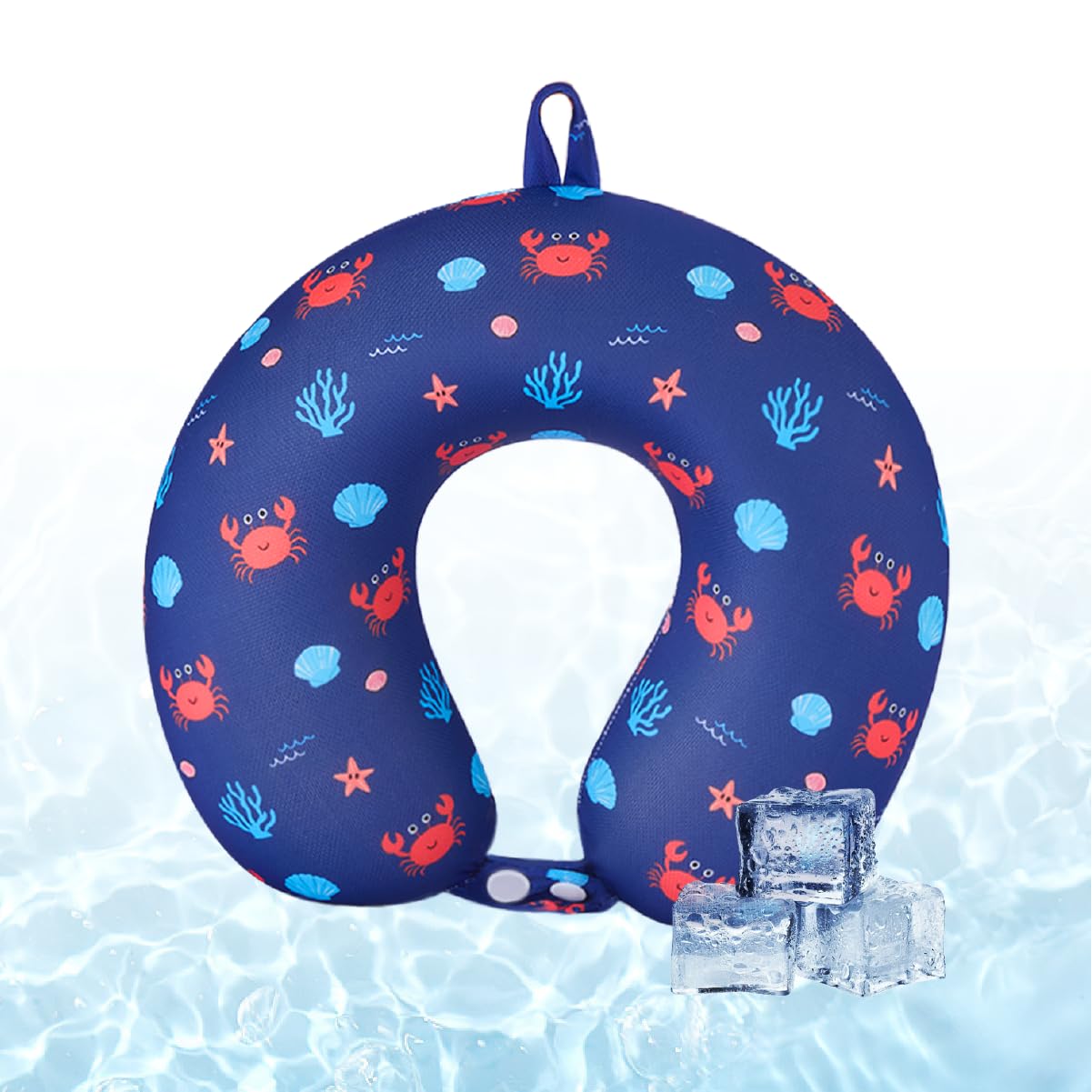 Cooling Travel Pillows, Cool To Touch Neck Pillow for Teens and Adults