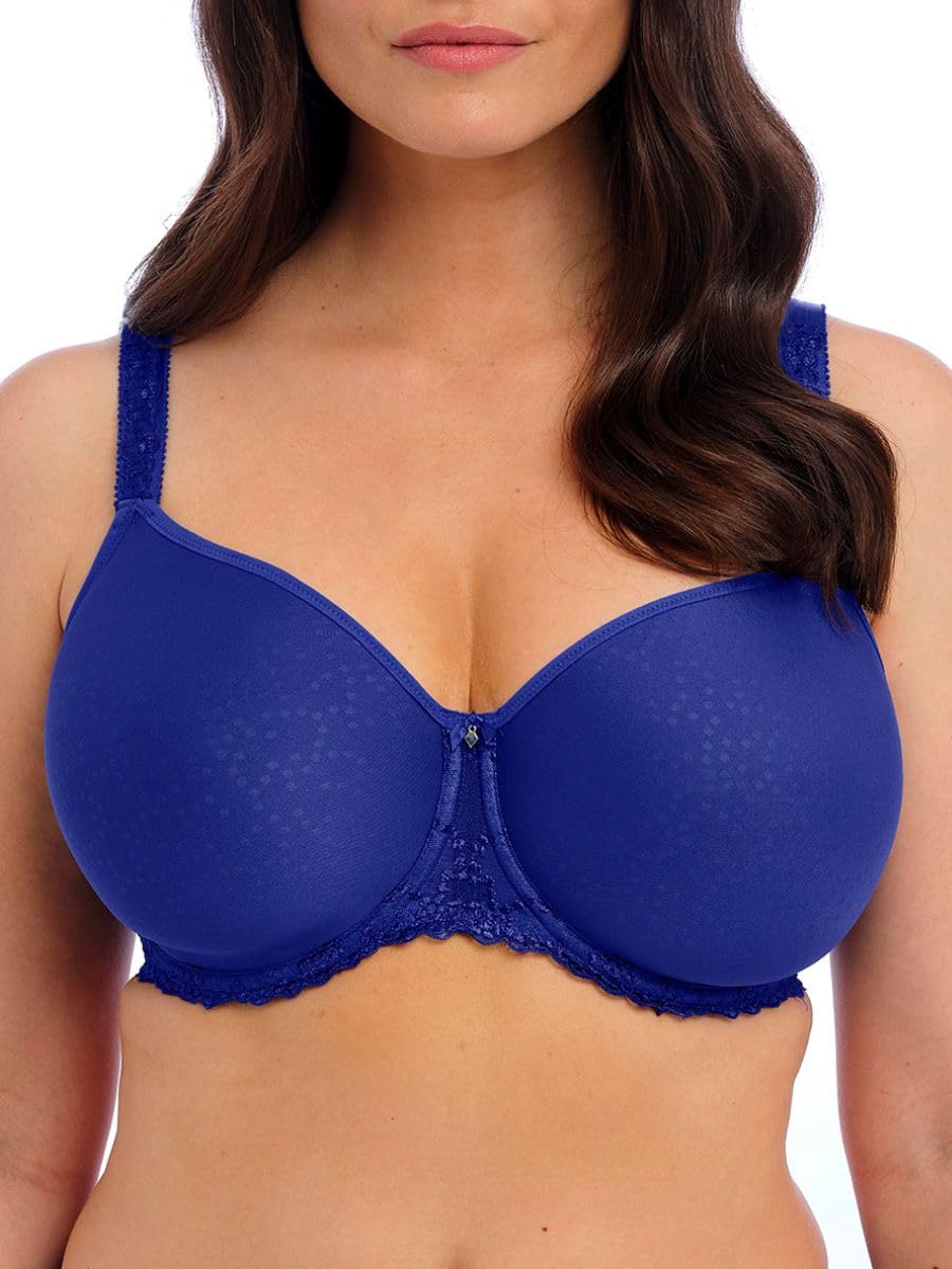 Fantasie Women's Ana Underwire Spacer T-Shirt Bra, Sapphire, 34FF