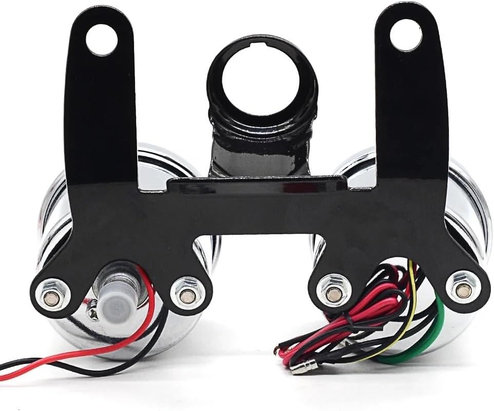 Motorcycle Odometer Gauge 2 in 1 Motorcycle Backlight Odometer Tachometer Tachometer Gauge Universal