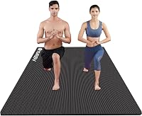 YUREN Extra széles jógaszőnyeg 200x130cm 10-15mm vastag NBR fitness mat 1