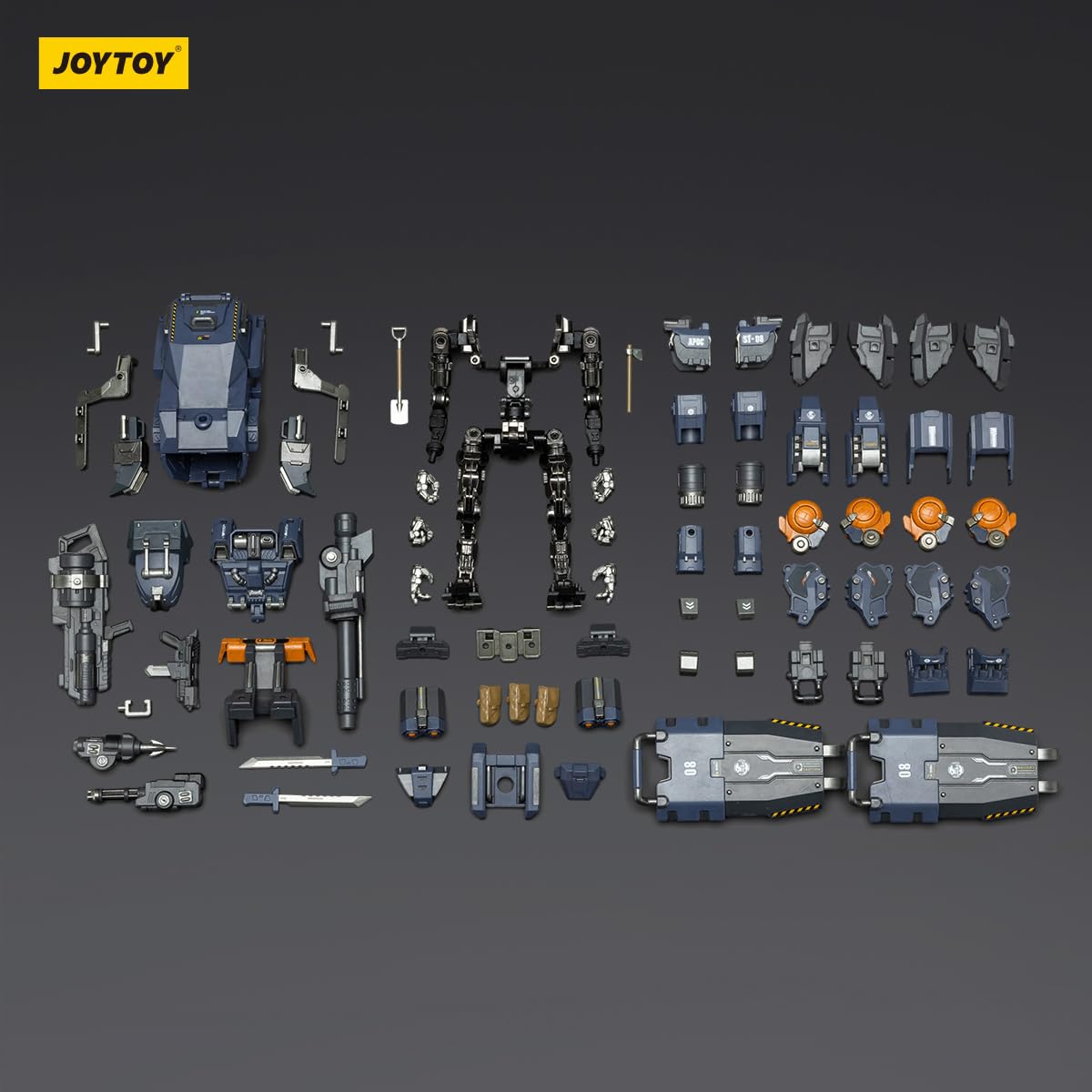 TOYVERSE JOYTOY 1/25 Action Figure Dark Source, APOC Series Storm Lucis Fire Support Type Mech, Movable Joints Character Model, from 15 Years