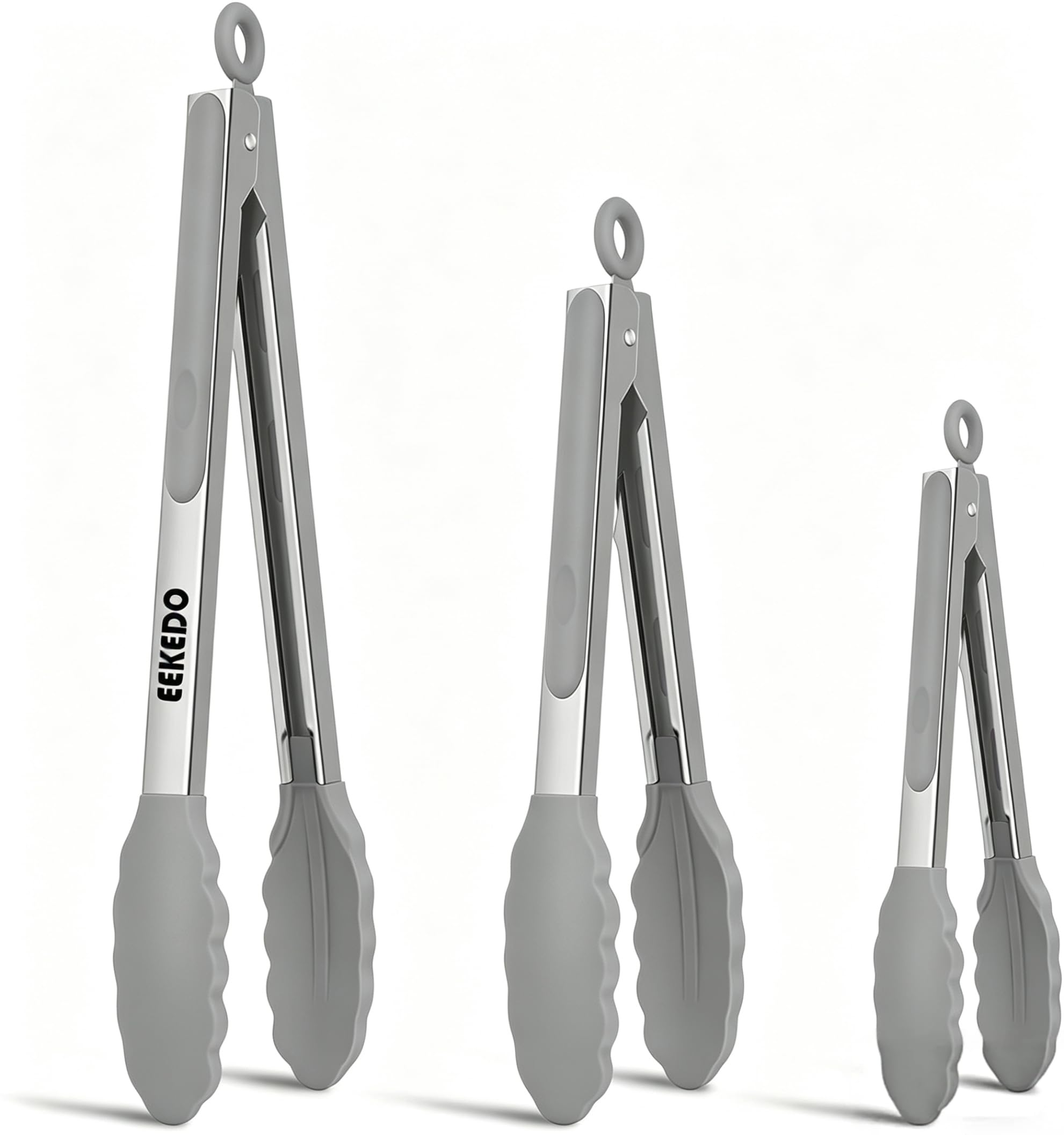 EEKEDO Barbecue Tongs - Heat Resistant & Non-Stick -11