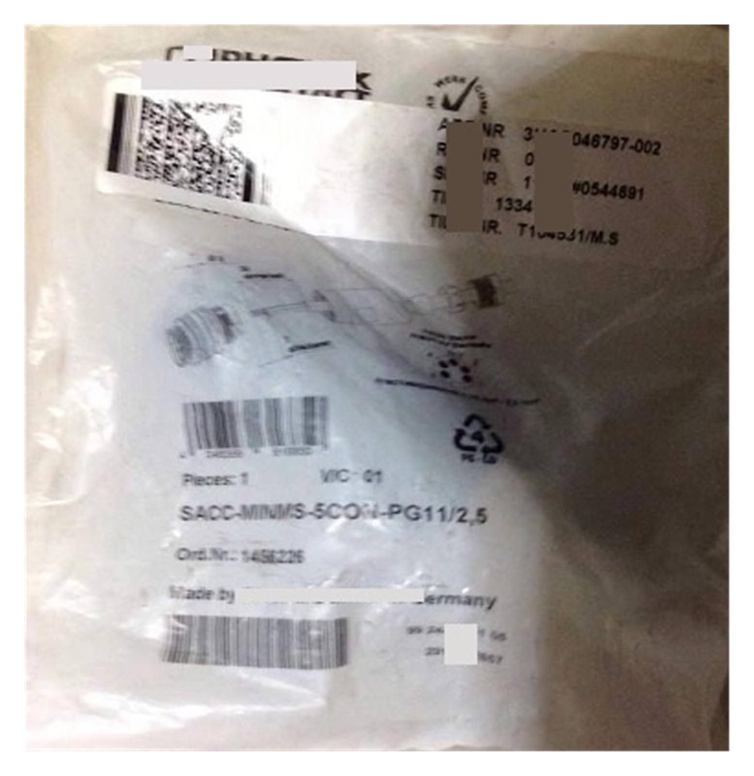 Conector SACC-MINFS-5CON-PG11/2.5-1456271