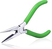 Vista 10 de SPEEDWOX Mini alicates de punta larga de 5-1/2 pulgadas, alicates de punta de cadena con cortador de alambre, cortadores laterales de nariz de aguja