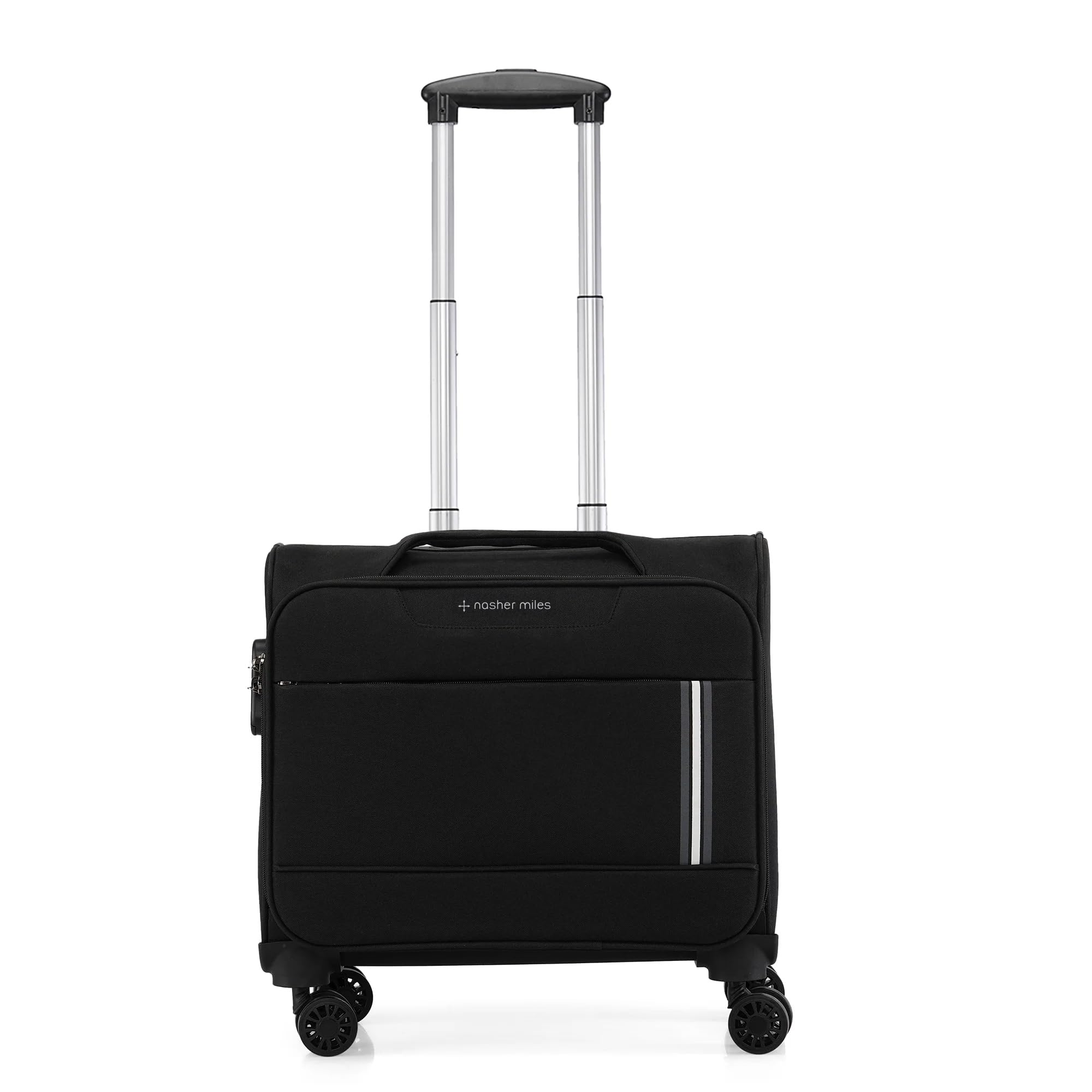 Nasher Miles Jet Set Go Pound Polyester 33 LTR Black Soft Sided Laptop Roller Case (B0CS6QLPVN) Amazon Price History, Amazon Price Tracker