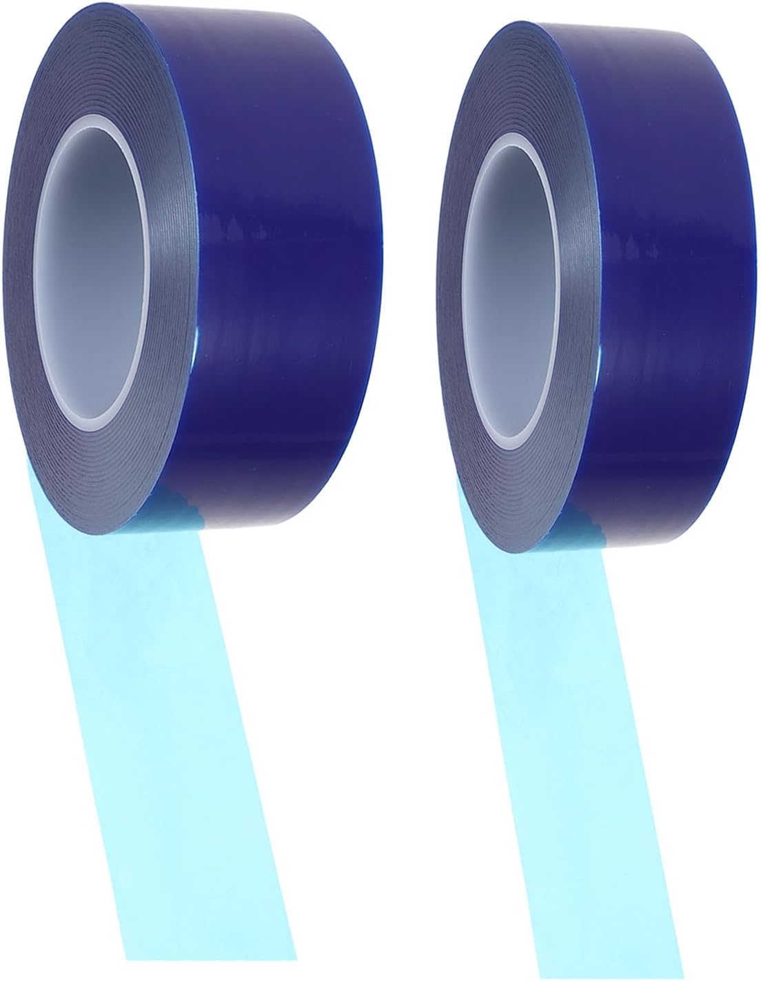 Ipetboom 2 Rolls Blue Pe Adhesive Protective Film Tape for Alloy Rim Protector and Tire, Precision Application Rim Surface Protection, for Vehicle Modification and Repair