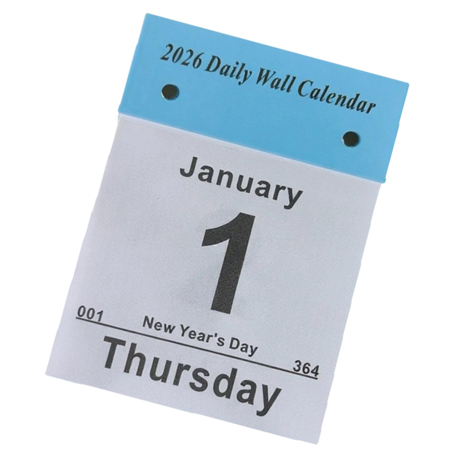 Abreißkalender 2026 – Auffällige Daten Und Feiertage Aus Recyclingpapier Für Die Organisation Und Dekoration Von Büro/Heimschreibtischen. Abreißterminplaner