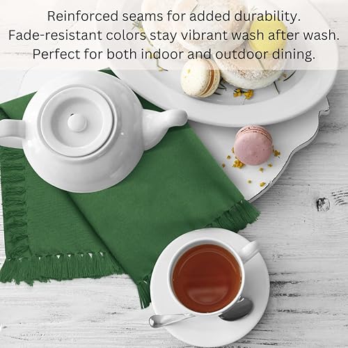 Miniatura 6 de Juego de 12 toallas de cocina de 100 % algodón, 20 x 20 pulgadas, altamente absorbentes, súper suaves, reutilizables, calidad de hotel, tela