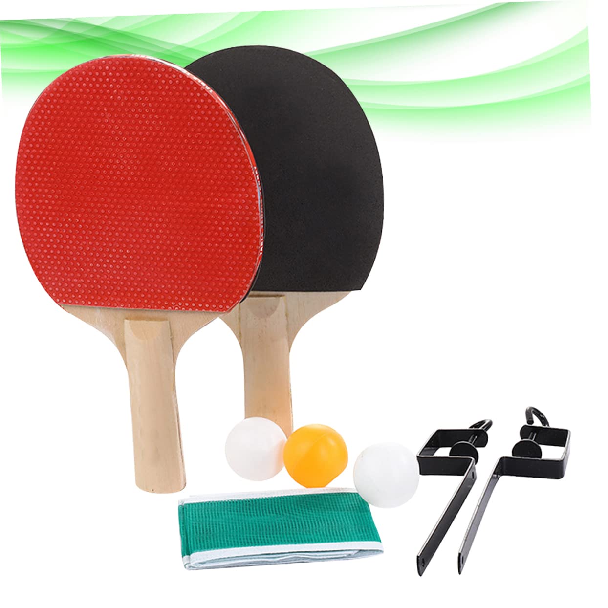 NAMOARLY Sports Table Tennis Equipment Pong Ball Training Kit Racket Rack Perfect for Boys and Girls and Adults