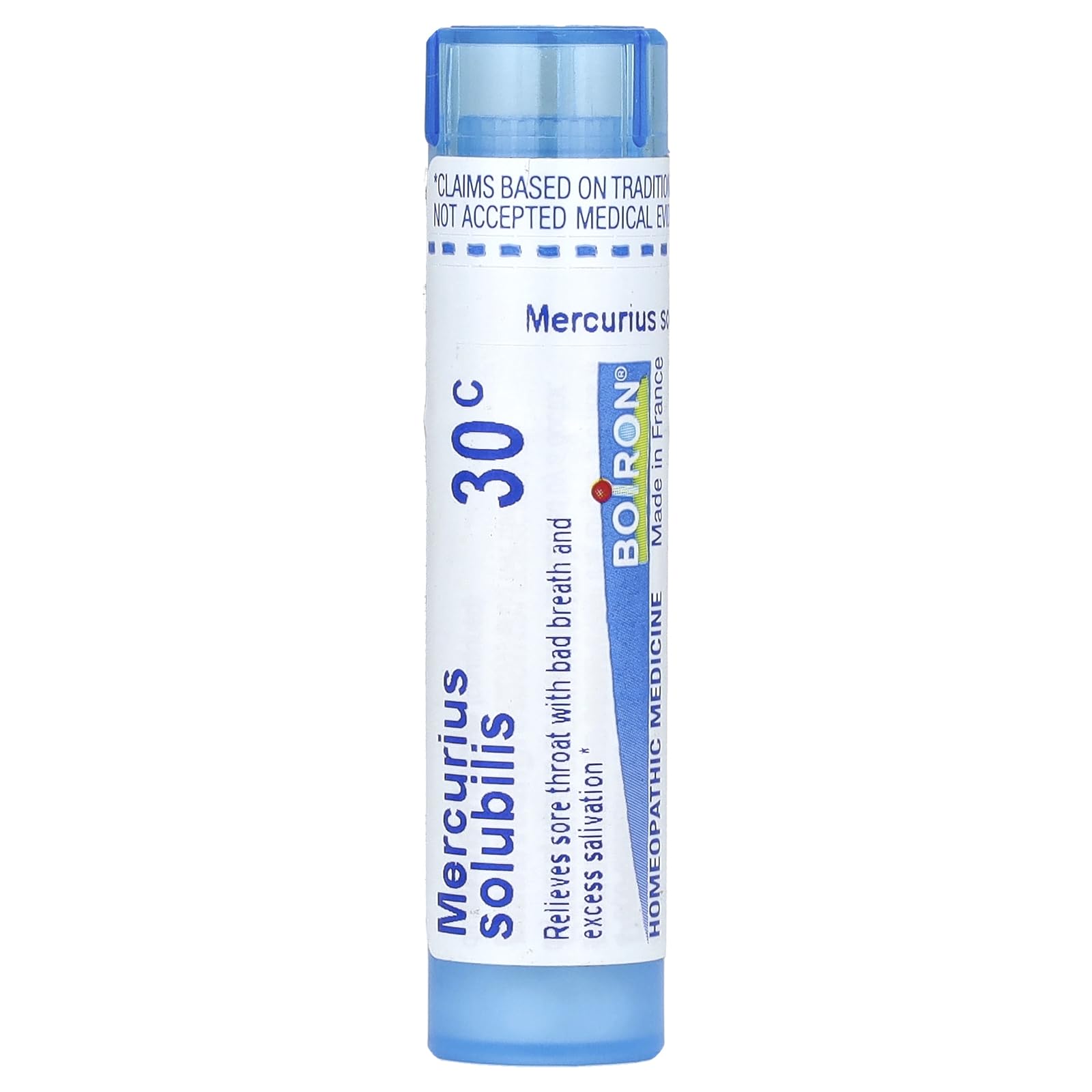 Boiron Mercurius Solubilis 30c, Blue, 80 Count