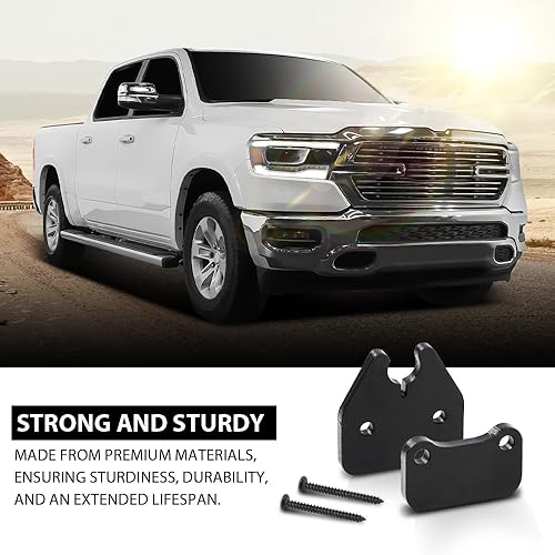 Miniatura 3 de G-PLUS Clips para visera solar, compatibles con camionetas Dodge Ram 1500 2019, 2020, 2021, 2022, 2023, 2023, 2019, 2020, 2023, 2 clips de visera